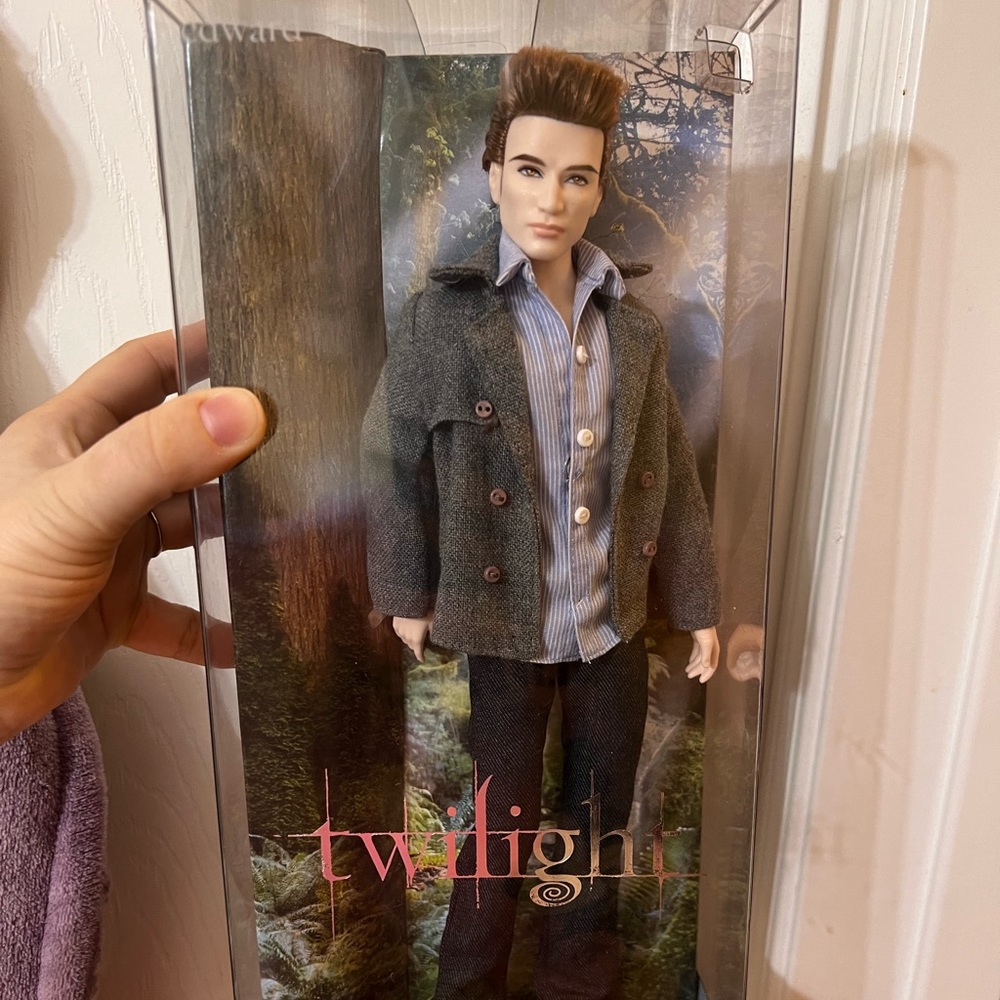 Pink label Barbie Edward from twilight. New In Box!